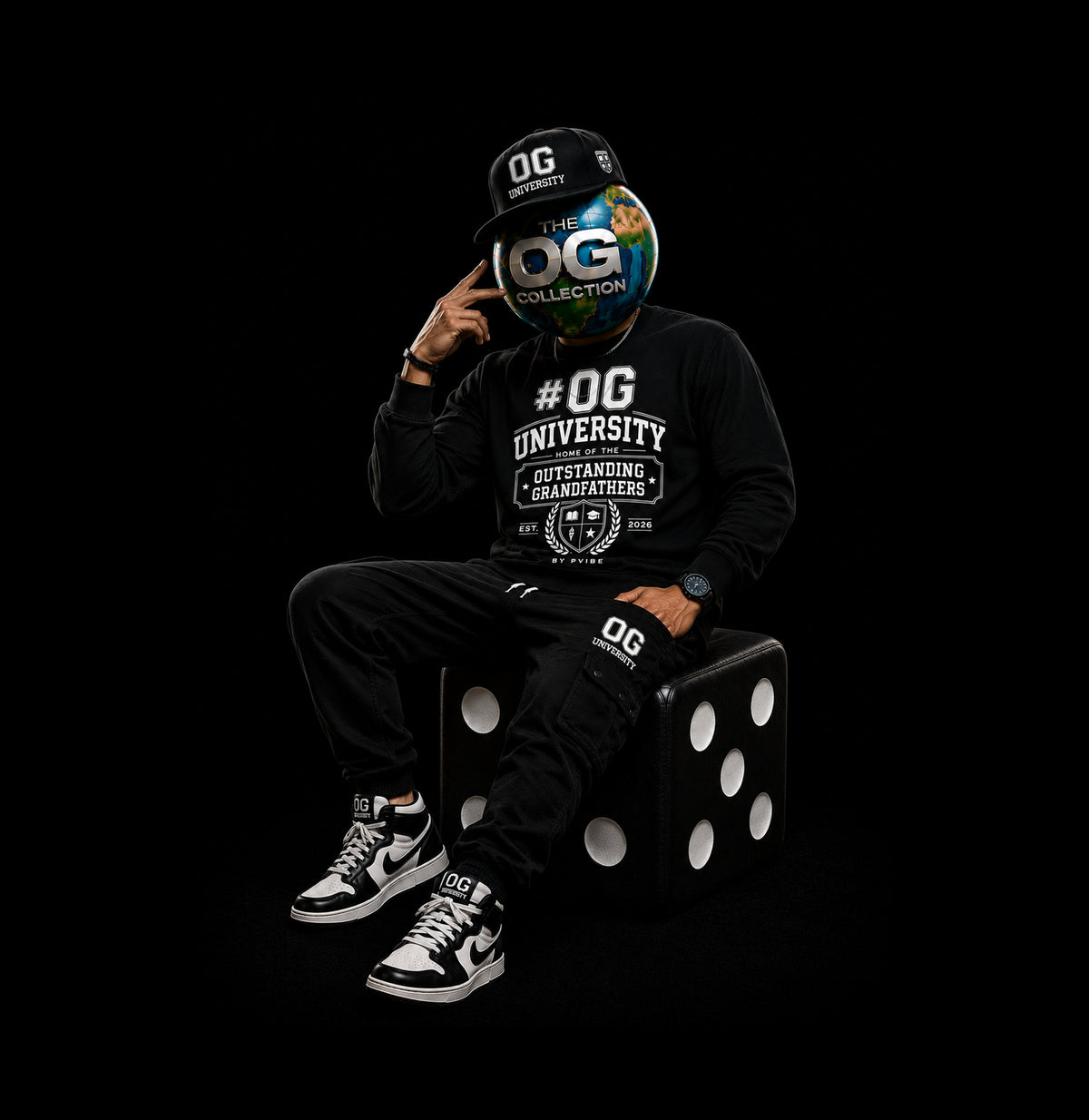 Home of the Outstanding grandfather Crewneck